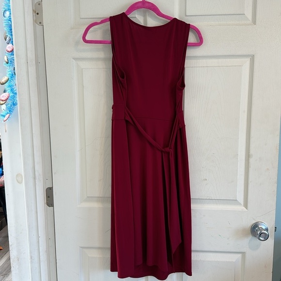 Motherhood maternity dress size medium women’s maroon - Picture 1 of 11